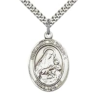 Our Lady of Grapes Pendant | Sterling Silver Our Lady of Grapes Pendant - 24