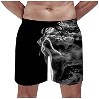 Men's Swimming Trunks Big and Tall Boardshorts Novelty Quick Dry Swimtrunks 3D Printed Beach Shorts Bathing Suit