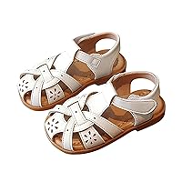 Kids Shoes Toddler Trendy Slippers Baby Sandals Prewalkers Shoes Kids Girls Party Wedding Anti-slip Sticky Shoelace Sandals Shoes