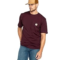 CarharttMenLoose Fit Heavyweight Short-Sleeve Pocket T-ShirtPortMedium