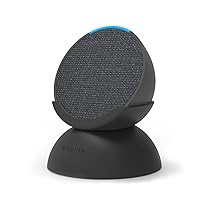 Echo Pop | Kompakter und smarter Bluetooth-Lautsprecher mit vollem Klang und Alexa, Anthrazit + „Made for Amazon“: Akkusockel für Echo Pop, Anthrazit
