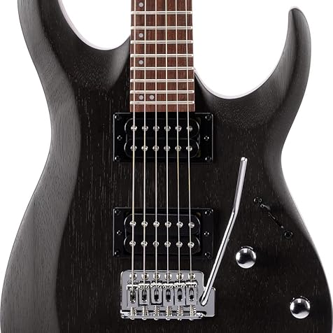 Cort B-001-1701-0 Electric Guitar Solid Body Open Pore Black