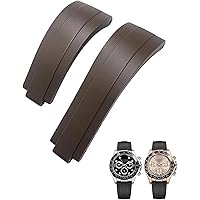 20mm 21mm Rubber Short Buckle Watchband Fit For Rolex Daytona Submariner Role OYSTERFLEX Yacht Master Small Wrist Silicone