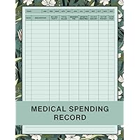 Medical Spending Record: A Logbook for Keeping Track Your Medical Expenses, Bills, and Payment All in One Place | Health Expense Organizer Medical Spending Record: A Logbook for Keeping Track Your Medical Expenses, Bills, and Payment All in One Place | Health Expense Organizer Paperback
