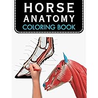 Horse Anatomy Coloring Book Horse Anatomy workbook Self Assessment Gift for Veterinary Students Nurses: 130 plus Horse Anatomy Incredibly Detailed ... Lateral view Cranial view Dorsal view etc.