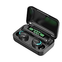 BMHOLU 2023 Newest Wireless Earbuds, F9-5, Bluetooth Earphones with Charging Case, IPX7 Waterproof Stereo Headphones in-Ear Built-in Mic Headset for Sport