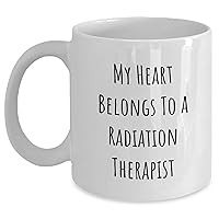 Cute My Heart Belongs To A Radiation Therapist Radiation Therapist Gifts Unique Mother's Day Unique Gifts for Radiation Therapists from Kids