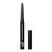 e.l.f. Love Triangle Lip Filler Liner, 2-in-1 Lip Liner Pencil For Sculpting & Filling, Long-Lasting Intense Color, Red