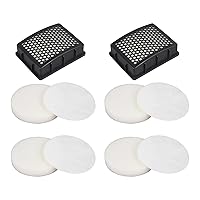 Replacement Filter Compatible with Kenmore Bagless Upright Vacuum,Fits Models DU2015,DU2012,K4010 Series (2 Hepa filter and 4 Foam filter)