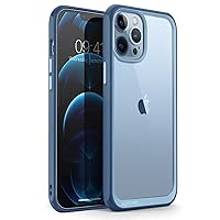 Unicorn Beetle Style Series Case for iPhone 13 Pro Max (2021 Release) 6.7 Inch, Premium Hybrid Protective Clear Case (Azure)