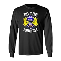 Justin Do The Griddy Funny Griddy Dance Funny Sports Long Sleeve T-Shirt