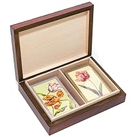 The Knight Card Case & Bello Games Designer Series Field of Tulips Congress Playing Cards from Spain.