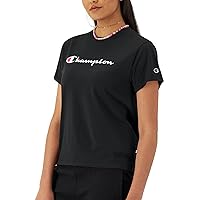 Women'S Tshirt, Classic Short Sleeve Tshirt Lightweight Tee For Women, Script Logo Plus Size Available