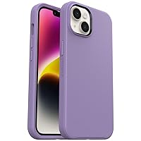 OtterBox iPhone 14 & iPhone 13 Symmetry Series+ Case - YOU LILAC IT (Purple), ultra-sleek, snaps to MagSafe, raised edges protect camera & screen