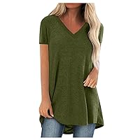 Workout Tops Blouses for Women Fashion Blouses for Women Business Casual Green Blouses for Women Tee Shirt Women Lantern Sleeve Tops for Women Womens Yellow Tops Graphic Multi M