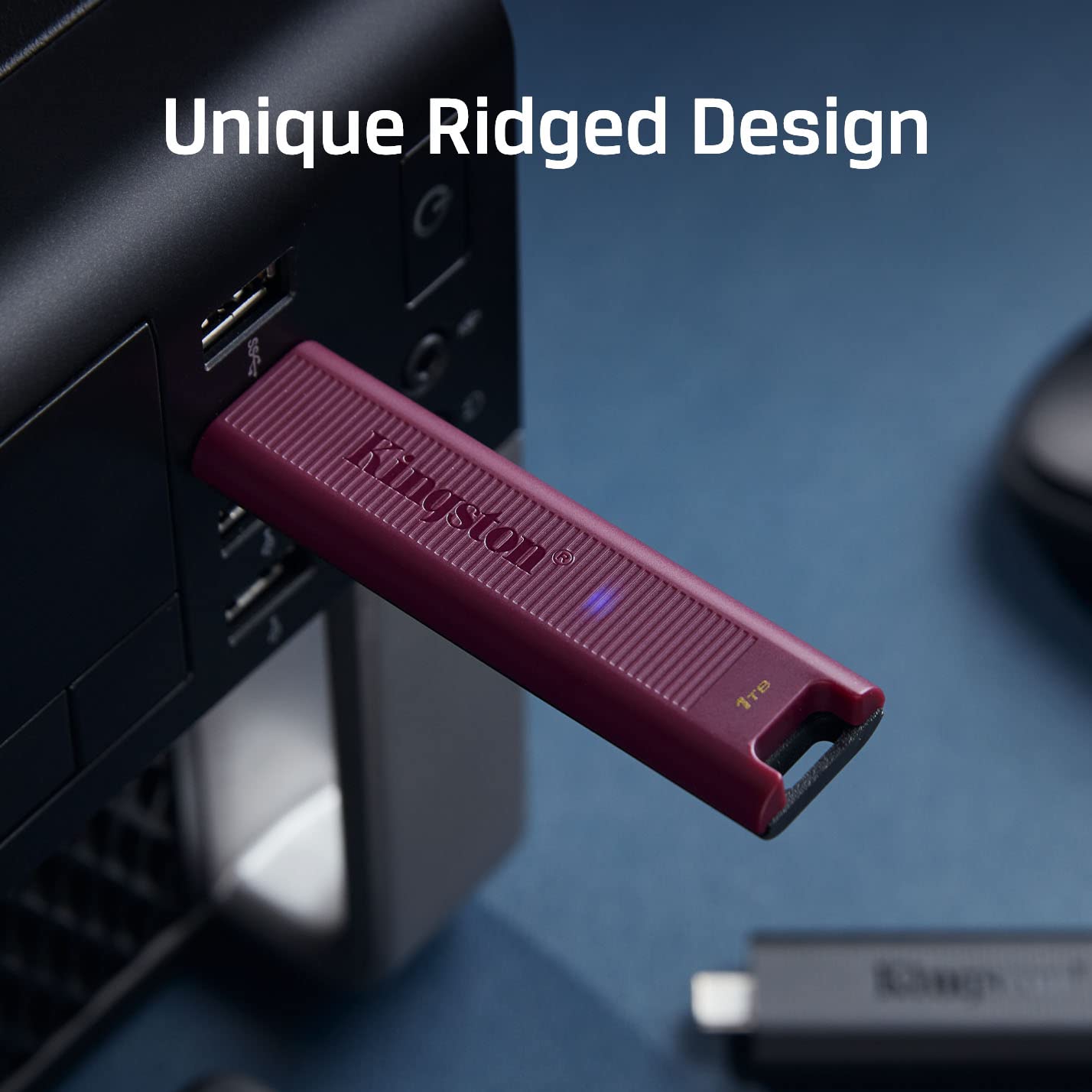Kingston DataTraveler Max Type-A 256GB High Performance USB Flash Drive USB 3.2 Gen 2 Up to 1000 MB/s Sliding Cap Design DTMAXA/256GB