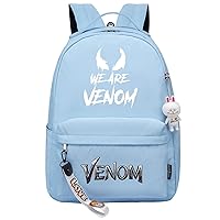 Waterproof Venom Bookbag Unisex Casual Knapsack Novelty Laptop Bag-Lightweight Rucksack for Travel,Outdoor