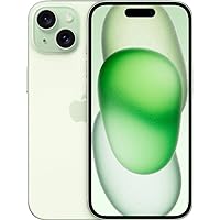 Apple iPhone 15, 128GB, Green - GSM Carriers (Renewed)