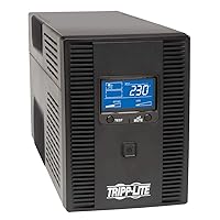 Tripp Lite Smart UPS LCD 1500VA Tower Line-Interactive 230V, 900W, 8 C13 Outlets, 2-Year Warranty (SMX1500LCDT)