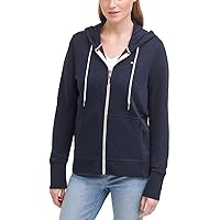Tommy Hilfiger Women's Zip-up Hoodie – Classic Sweatshirt With Drawstrings and Hood