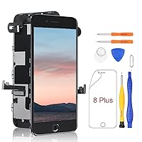 Yodoit for iPhone 8 Plus Screen Replacement Kit LCD with Front Camera, Earpiece Speaker, 5.5
