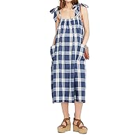 HATCH Collection | Maternity Midi-Length Summer Dress, Lightweight Cotton, Nursing Friendly | The Alexia Dress