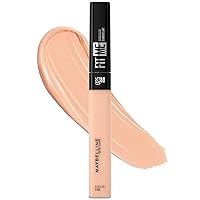 New York Fit Me Liquid Concealer Makeup, Natural Coverage, Lightweight, Conceals, Covers Oil-Free, Medium, 1 Count (Packaging May Vary)