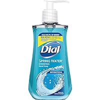 Dial Complete Antibacterial Liquid Hand Soap, Spring Water, Blue, 7.5 fl oz (Pack of 1)