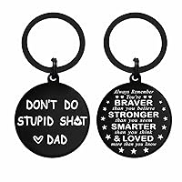 Funny Love Mom And Dad Keychain- Valentine's Day Gifts for Teen Boys Girls- Son Daughter Easter from Parents