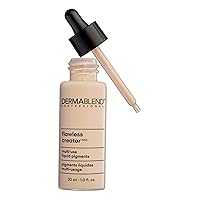 Dermablend Flawless Creator Multi-Use Liquid Foundation Makeup, Full Coverage Lightweight Buildable Foundation, Natural Finish, 1 Fl oz.
