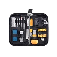 168Pcs Watch Repair Tools Kit Professional Spring Bar Tool Set Watch Case Opener Watch Band Link Pin Back Remover Tool with Carrying Case