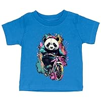 Graffiti Panda Baby Jersey T-Shirt - Colorful Baby T-Shirt - Cool T-Shirt for Babies