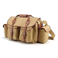 Billingham 550 Camera Bag (Khaki Canvas / Tan Leather)