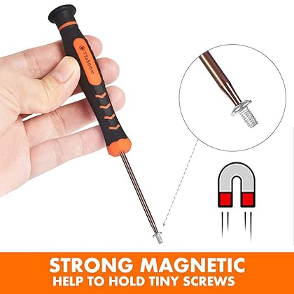 Cleaning Repair Tool Kit for PS4 PS5, TECKMAN TR9 Torx Security Screwdriver with PH00 PH0 PH1 Phillips Screwdriver Set for Sony Playstation 4,5 Main,Controller Tear Down and Dust Removal