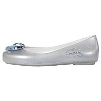 mini melissa Girl's Sweet Love + Disney Princess Jelly Ballet Flat for Kids - Jelly Ballerina Shoes for Girls, Disney-Inspired Ballet Flat