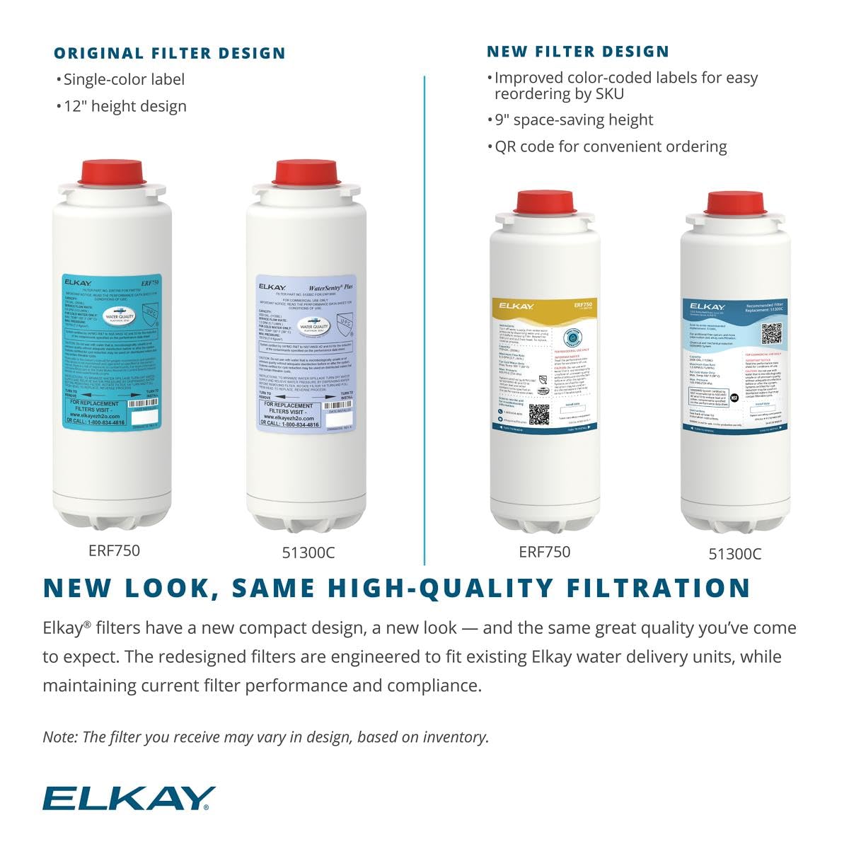 Elkay 51300C WaterSentry Plus Replacement Filter (Bottle Fillers), 1-single