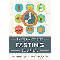 Intermittent Fasting Journal: Eating Window & Meal Tracker to Record Fast Schedule, Food Intake, Wellness & Activities | IF Logbook for Diet Planning, Fat Burn & Weight Loss