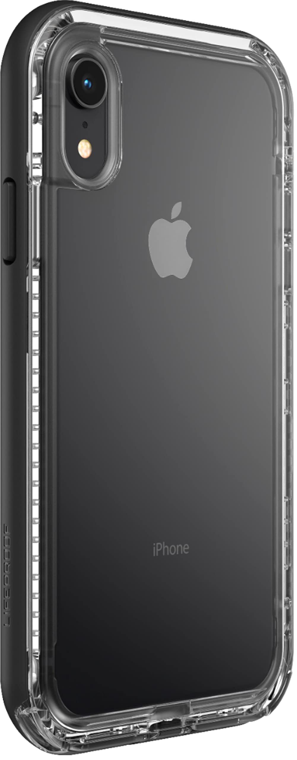 LifeProof Next Series Case for iPhone XR (Only) - Retail Packaging - Black Crystal (Clear/Black)