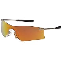 MCR Safety Glasses T411R Rubicon T4 Fire Mirror Lens with UV Protection and Scratch Resistant Coating, 1 Pair