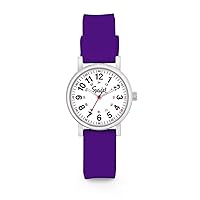 Speidel Petite Scrub Watch™ for Nurse, Doctors, Medical Professionals and Students – Men, Women, Unisex, Easy Read Dial, Military Time with Second Hand, Silicone Band, Water Resistant