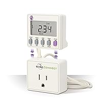 Connect P4498 Electricity Usage Monitor Power Consumption Meter with Two Piece Housing and 35 Inch Cord for Easy Use