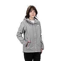 THE NORTH FACE Women’s Venture 2 Waterproof Hooded Rain Jacket (Standard and Plus Size), Meld Grey, Medium