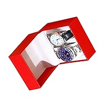Watch Storage Box Plastic Watch Display Case Watch Holder Watch Box Watch Bearer Case Perfect Gift For Woman And Men Watch Box