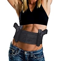 Accmor Belly Band Holster for Concealed Carry, Elastic Breathable Waistband Gun Holster for Women Men, Right and Left Hand Draw