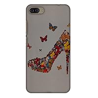 Thin Protective Case, Butterfly High Heels, Asus Zenfone 4 Max ZC554KL, Asus Zenfone 4 Max Pro ZC554KL, Asus Zenfone 4 Max Plus ZC554KL