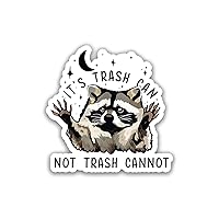 It's Trash Can Not Trash Cannot 2 Pack Sticker, Screaming Possum Sticker, Book Stickers, Die-Cut Vinyl Funny Decals for Laptop Phone Water Bottles