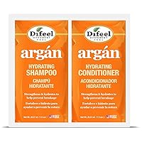 Difeel Hydrating Shampoo & Conditioner Dual Packet 2 oz. - Travel Size Shampoo & Conditioner Packette (1 Ounce Each)