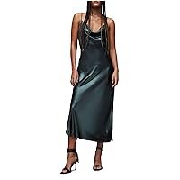 AllSaints Women's Hadley Metallic Dress