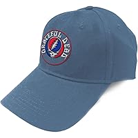 Grateful Dead Unisex Baseball Cap: Steal Your Face Logo - Blue