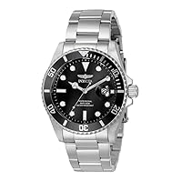 Invicta Women's 33272 Pro Diver Quartz 3 Hand Black Dial Watch